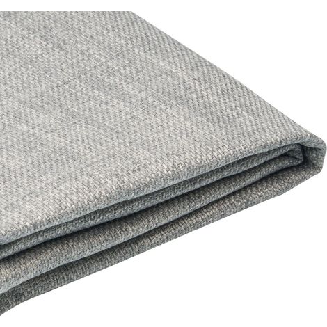 Bed Frame Cover FITOU 140 x 200 cm Light Grey