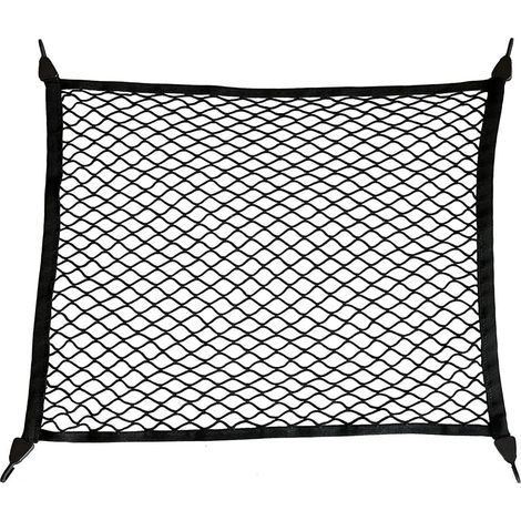 Gepäcknetz für den Kofferraum, 80 x 60 cm, festes Gepäcknetz aus superelastischem Nylon, passend für die meisten Kofferräume (1/5)