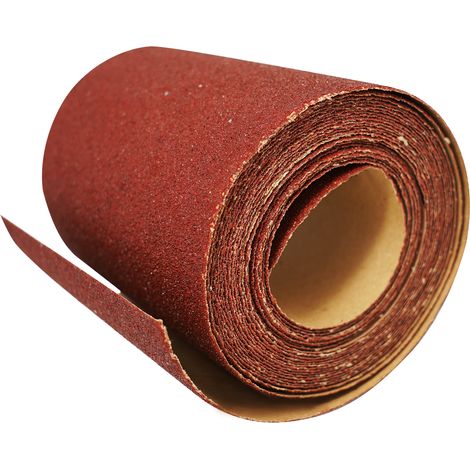 Dapetz ®ALUMINIUM OXIDE SANDING ROLL 115mm 5m RED GRIT 60 Sander, Ideal For Grinding Polishing Of Metal, Non-Metal, Wood, Rubber, Leather, Plastic, Stone, Glass And Other Materials. (1/5)