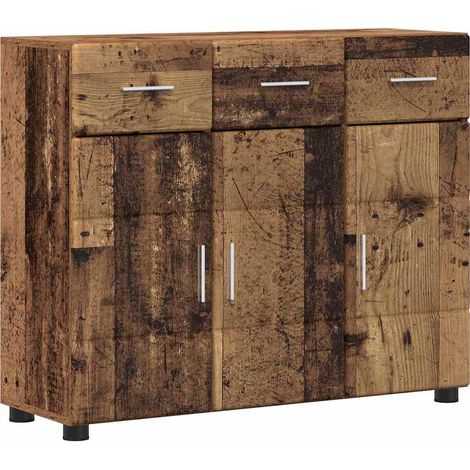 Maison Exclusive - Aparador con estante FLORIN Madera vieja 88,5 (1/5)