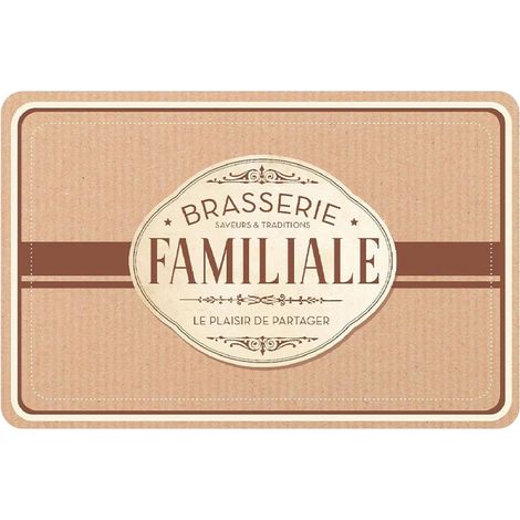 Set de table brasserie familiale (1/2)
