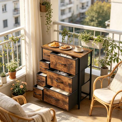 Wandarmoire im Vintage-Stil aus Massivholz – rustikaler Buffet für Esszimmer oder Küche – elegantes und funktionales Aufbewahrungsmöbel
