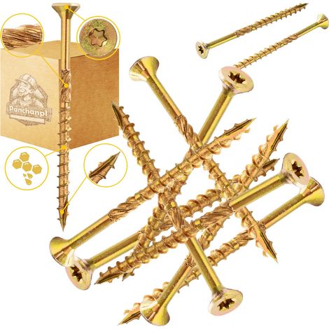 Tornillos para carpintería PARA madera Torx 4X50 Torx 250 PIEZAS. (1/2)