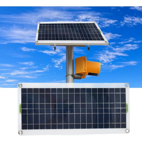 Panneau Solaire 20W USB Batterie Chargeur Automobile Kit Portable IP65 21V Polysilicium (1/5)
