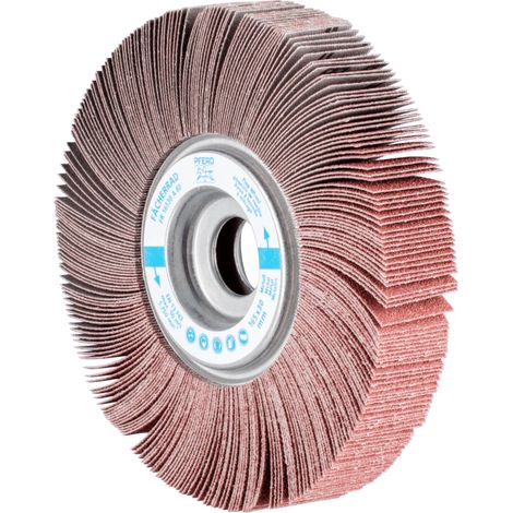 PFERD TOOLS Lamellenschleifrad FR Ø 165x30mm Bohrung Ø 25,4 mm A80 für universelle Anwendung 2 Stk (1/4)