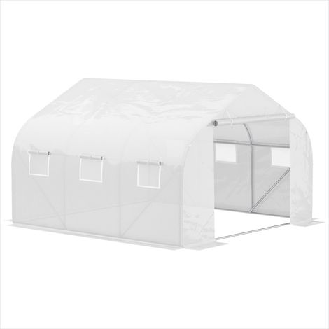 Serre de jardin Serre tunnel de jardin 10,5 m² avec porte (1/5)