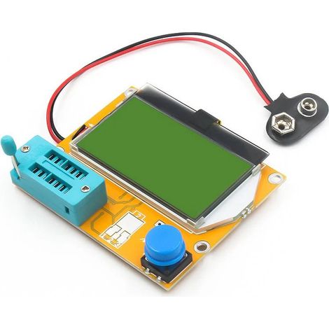 FNIRSI LCR-T4 ESR Meter Transistor Tester TFT Display Micro USB FNIRSI LCR-T4 ESR Meter Transistor Tester without Battery (1/4)
