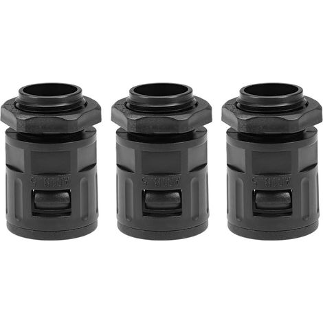 Presse-étoupe câble Connecteur tube ondulé Ondulation AD18.5 Tuyau 3Pcs (1/5)