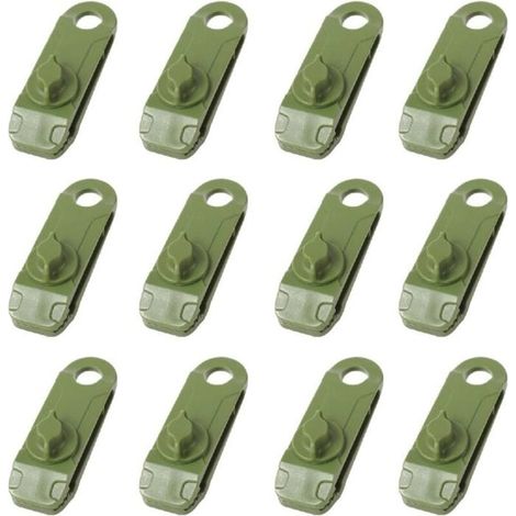Pinces de Bâche en Plastique, Clips de Tente pour Auvent et Toile d\'Ombrage de Jardin