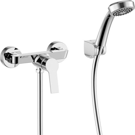 Jika Cubix - Rubinetto doccia, con accessori, cromato H3312I70041311 (1/2)