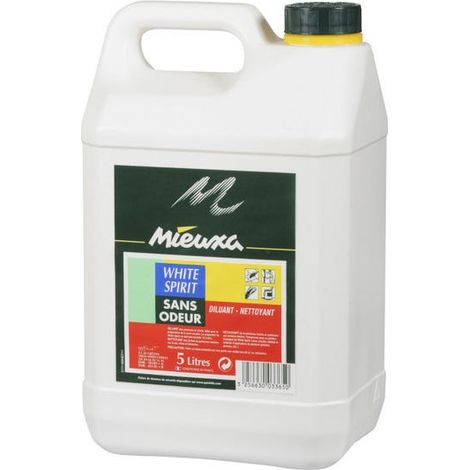 White Spirit Sans Odeur 5 Litres - Mieuxa (1/3)