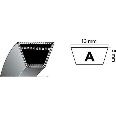 Cinghia trattorino rasaerba tagliaerba tosaerba A25 680 mm 640025