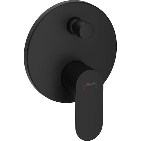 Hansgrohe Rebris S - Grifo empotrado de baera, negro mate 72466670 (1/3)