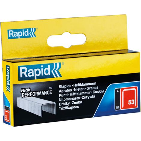 Rapid 53/12B 12mm Galvanised Staples – Box of 2,500 for Heavy-Duty Stapling RPD5312B2500