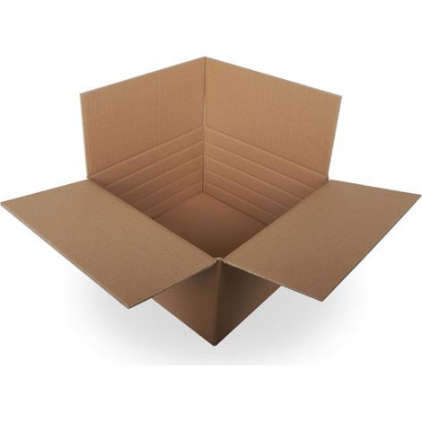 60 x Faltkartons 450x450x240mm Versandkartons zweiwellig mit variabler Höhe (1/3)