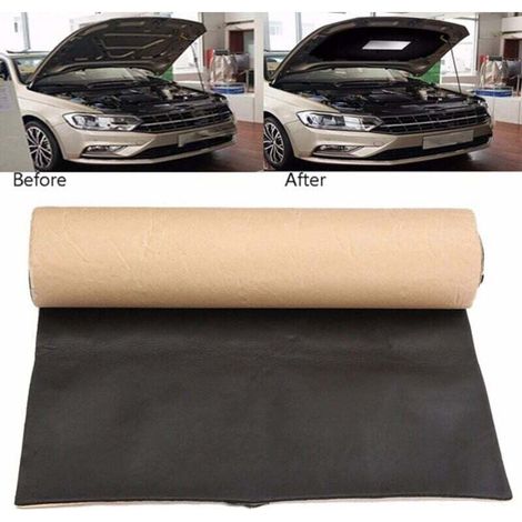 Voiture isolation phonique thermique imperméabilisant tapis anti-poussière étanche voiture tapis d'amortissement sonore 50cm x 200 cm x 6 mm (1/3)