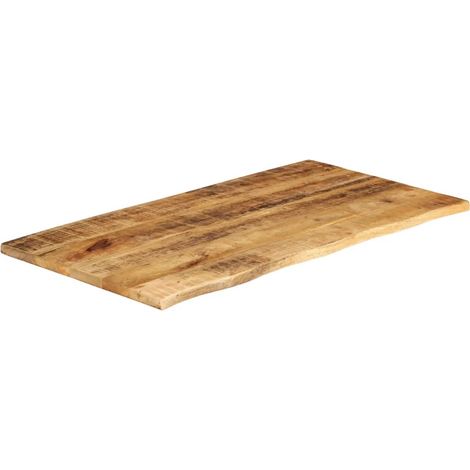 Maison Exclusive - Piano Tavolo 110x60x3,8 cm Bordi Vivi Legno di Mango Grezzo (1/5)