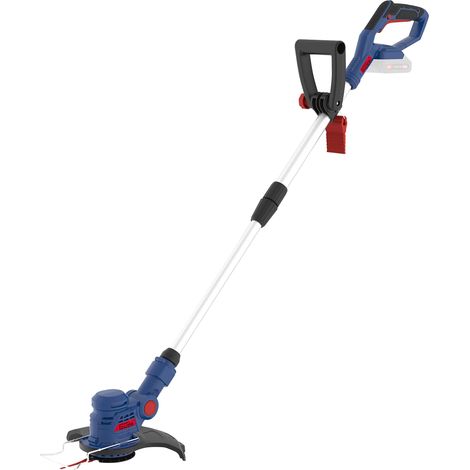 Güde 58599 - Tagliaerba a batteria RT 18-0 (include 20 lame di ricambio, testa girevole a 180°, staffa di protezione per piante Blu (1/5)