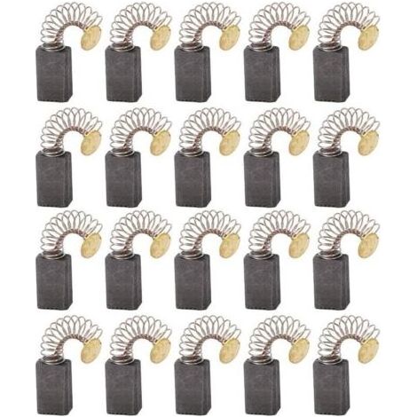 20x Balai en charbon, charbon moteur, 5mm x 8mm x 12mm pour outils électriques comme ponceuse d'angle, ponceuse orbitale (1/5)