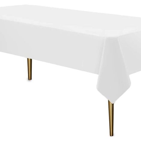 Napkin - Mantel Impermeable Rectangular - Para Picnic Exterior Boda Fiesta - 10 Unidades (1/5)