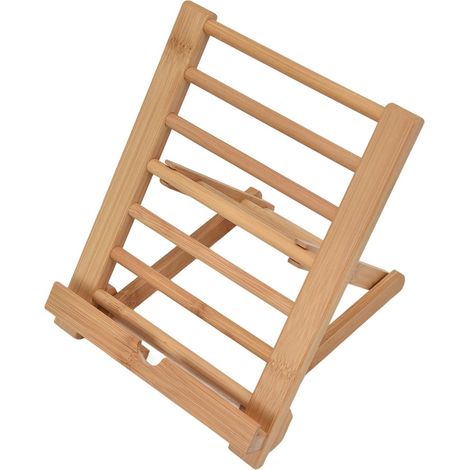 Natural Foldable Tablet Stand, Multi-Angle Foldable Stand for Phones, Tablets and Laptops from 4 to 13 Inches, Portable Design (1/5)