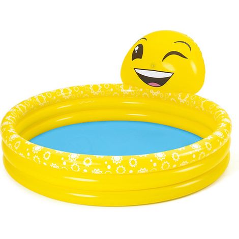 Bestway piscina hinchable infantil chorro sonrisa 165x144x69 cm (1/5)