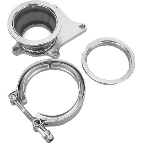 5-Loch-Turbo-Downpipe-Flansch, 3-Zoll-V-Band-Umrüstadapter für T3/T4-Turbos, Adapter-Kit (1/5)