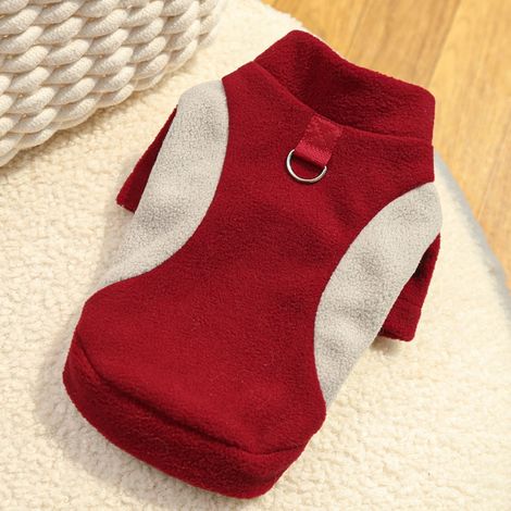 Sweatshirt Chien - Capuche - Lining Polaire Respirant - Anti-Vent - Ajustement Col Réglable - Pour Chiens Tailles XS à XXL (1/3)