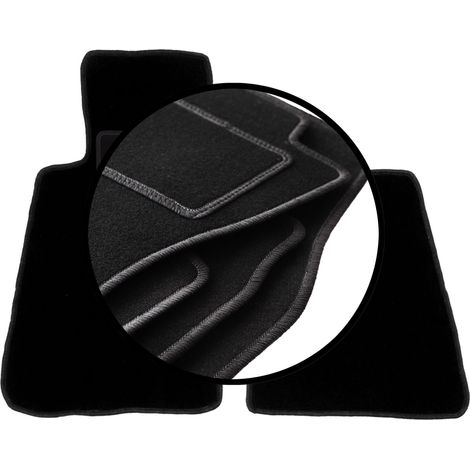Komplettset Veloursmatten für: Smart Roadster Roadster (2002-2005)