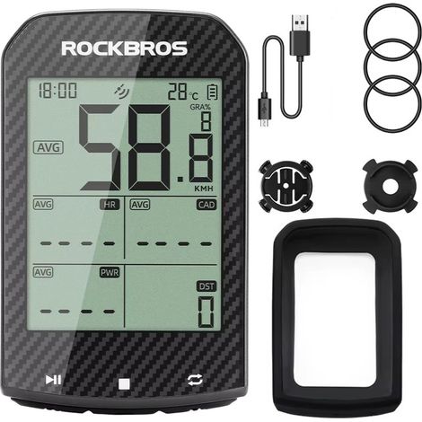 Rockbros M1 PRO Fahrradcomputer mit GPS, ANT+, IPX6 und Bluetooth