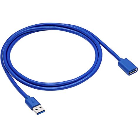 Akyga Câble USB USB-A mâle, USB-A femelle 1.80 m noir AK-USB-10 (1/3)