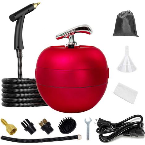 OUTIGO Tragbarer Hochdruck-Dampfreiniger mit 2000 W, mit 6 einstellbaren Geschwindigkeiten und 1500 ml Wassertank. Ideal zum Entfernen von Tapeten und zur Reinigung von Böden und Teppichen.