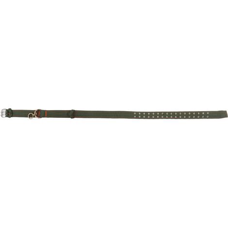 Verstellbares Kuhhalsband – 4 Lagen Canvas – Größe L – für Kalb/Pferd/Schaf/Rind/Hund