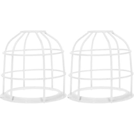 Cages de Protection Métallique pour Ampoules et Détecteurs Fumée, Lot 2, Installation Rapide, Maison Bureau - (1/5)
