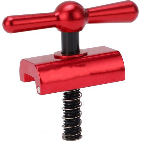 Poignée de Vélo Brompton Pliable, Serrage Rapide en Alliage d'Aluminium Rouge (1/5)