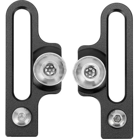2Pièces Étrier Frein C-Clamp Patin Aluminium Alliage Extension Adaptateur Frein Vélo Route Noir (1/5)