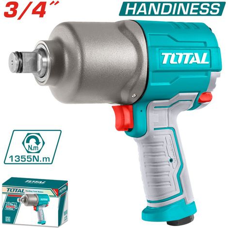 AVVITATORE PNEUMATICO PISTOLA PNEUMATICA AD IMPULSI 3/4″ 1355Nm TOTAL (1/5)