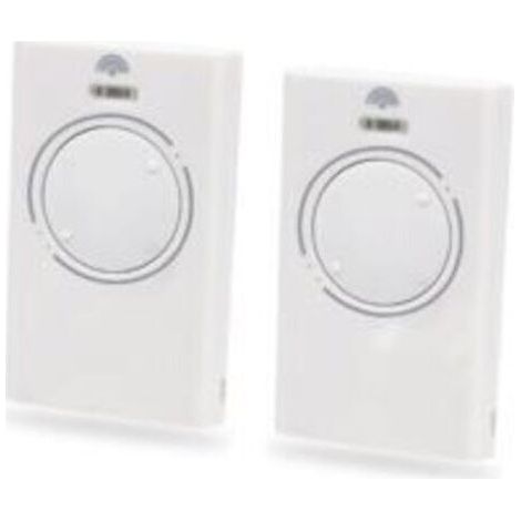2 Pièces Telecommande Porte de Émetteur de Garage 868MHz,Telecommande Portail 2 Canaux Compatible avec XT4 868 SLH LR, XT4 868 SLH, XT2 868 SLH LR, XT2 868 SLH(White) (1/5)