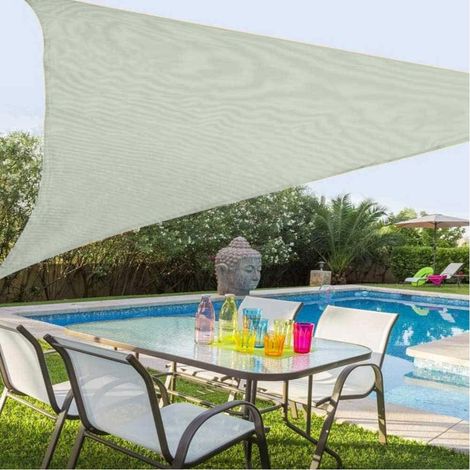 TENDA VELA TRIANGOLARE ESTERNO 3.6X3.6X3.6 CENERE OMBREGGIANTE (1/6)