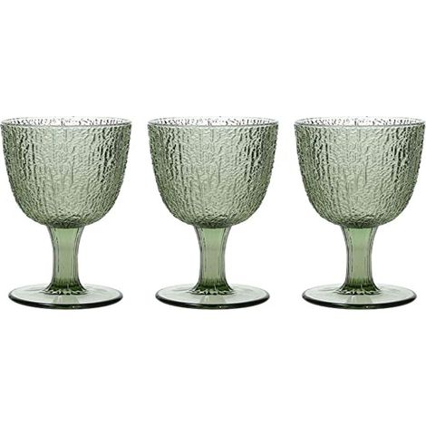 Lot de 3 verres à pied 250 cc