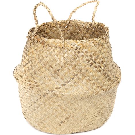 Panier de rangement naturel Belly L - COMPACTOR - 45x45x36 - Naturel (1/5)