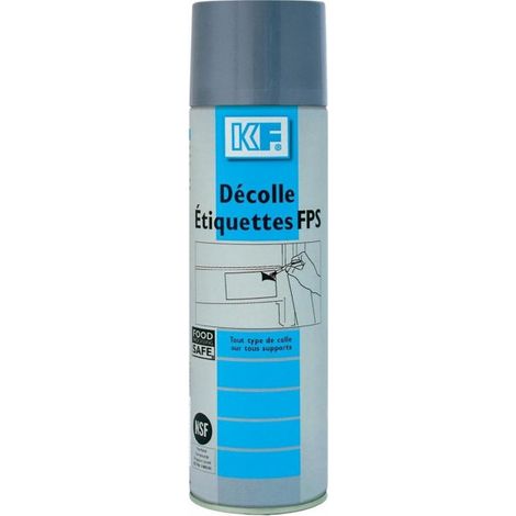 Décolle étiquettes 400 ml – Nettoyant professionnel pour surfaces plastiques et élastomères – Élimine colle et dépôts tenaces – KF (1/5)