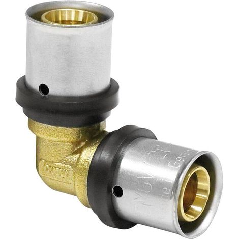 Pipetec Pressfitting Mehrschichtverbundrohr TH U Winkel 90° 16 / (1/3)