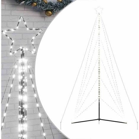 Sapin de Noël Arbre de Noël à LED 615 LED blanc froid 404,5 cm (1/5)