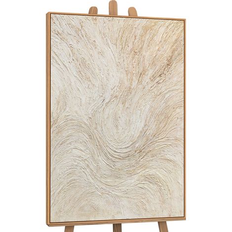 Gemälde Baumstrom Rahmen Eichefarben 120x80 cm (1/5)
