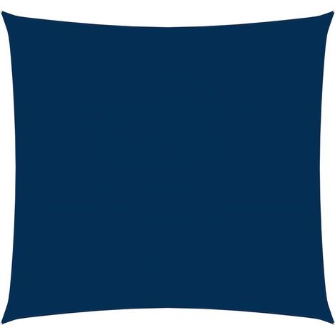 Voile de parasol Tissu Oxford carré 2x2 m Bleu (1/5)