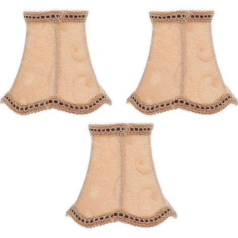 Kleine, aufsteckbare Lampenschirme in Wellenform, 3-teiliges Zubehörset für Wohnzimmer-Deckenlampen (1/5)