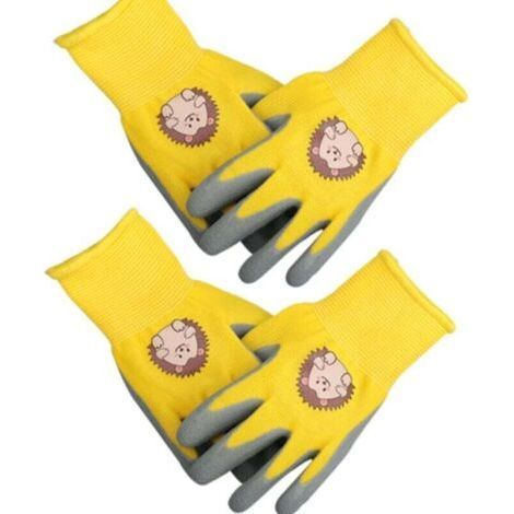 Children's Garden Gloves 2 Pairs Non-Slip Cut Resistant For Ages Under 5 (1/4)