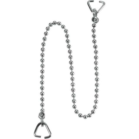 CH5 McAlpine 9.5" Sink Plug Chain with 2 Triangles (1/2)