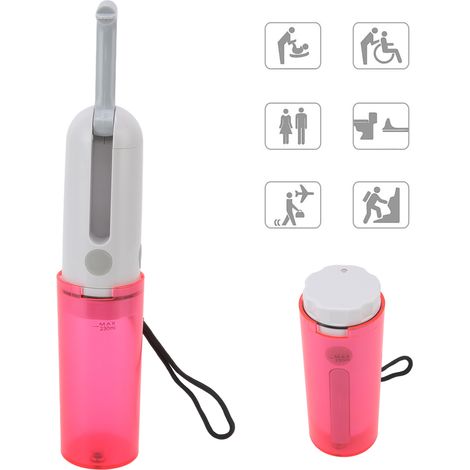 Tragbares elektrisches Bidet, leicht zu transportieren auf Reisen, elektrische Handwaschflasche, 230 ml. (1/5)